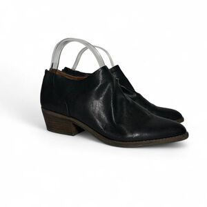 Lucky Brand Black leather ankle boots 8